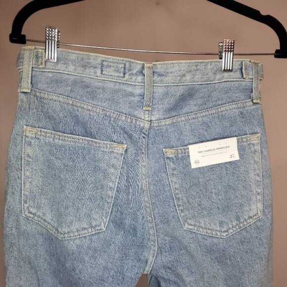 NWT AG Isabelle Paneled Straight Jeans in Infamous Size 27 - Picture 4 of 15